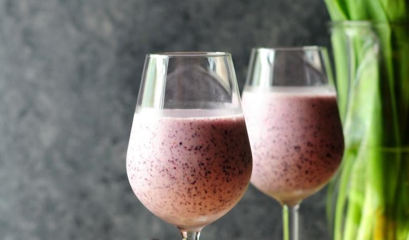 Frutas La Esmeralda, recetas de sabor, Batido Depurativo de Arándanos, Manzana y Ciruela